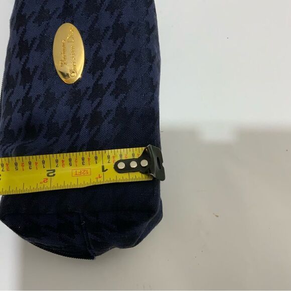 DIOR DARK BLUE HOUNDSTOOTH Christian Dior Parfums Bag pouch - Picture 7 of 9